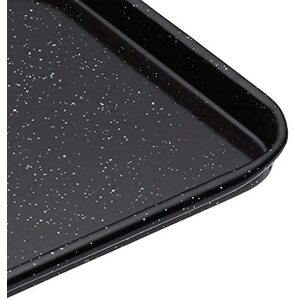 MasterClass Vitreous Enamel Baking Tray - Black / 24cm by MasterClass