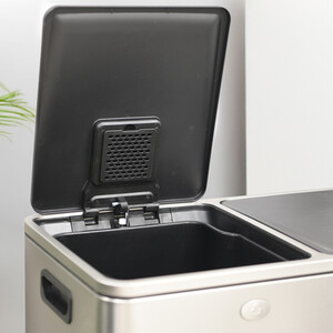 Kitchen Master 60L Premium Recycle Bin - Light Grey by Kitchen Master