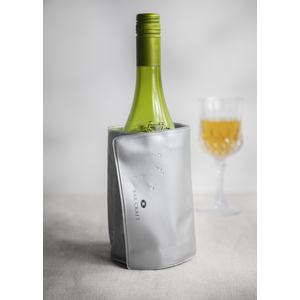 BarCraft Wrap Around Silver Wine Cooler, Gift Boxed - Silver by BarCraft