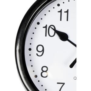 Basic Round Analogue Wall Clock by OHS