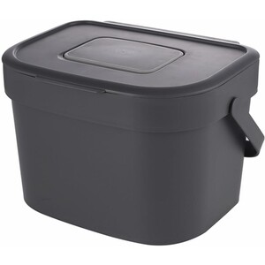 6L Compost Caddy - Black