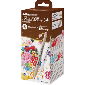 Artline Supreme Brush Pens - Assorted / 49 by Artline