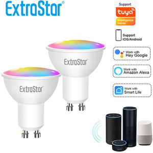 6W LED smart Light Bulb GU10 WIFI (2-Piece-Set) - White by ExtraStar