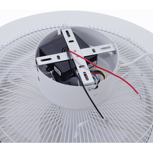 Round LED Fan Light with Soft Light - White by Livingandhome