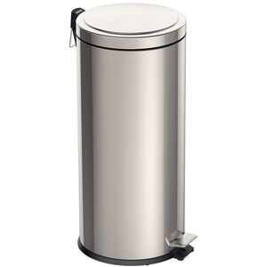 Tramontina Stainless Steel Pedal Bin - Silver / 30l by Tramontina