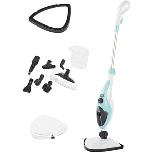 Neo 10 in 1 1500W Hot Steam Mop Cleaner and Hand Steamer - Blue by Neo