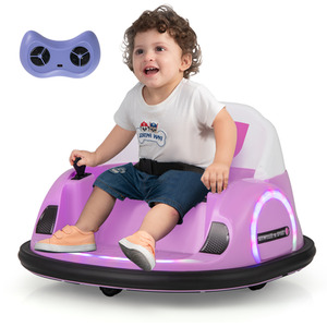 Kids Ride on Bumper Car - Pink by Costway