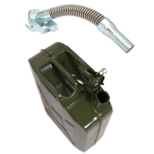 20L British Army Style Fuel Oil Can - Green - Green by GW Brands