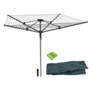 Addis 45 Metre Rectangular Arm Rotary - Grey by Addis