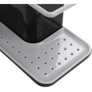 Kitchen Sponge Cloth Holder Sink Caddy Organizer - Black by Livingandhome
