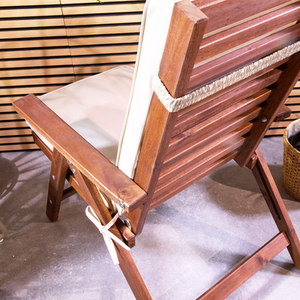 Icon Indoor Outdoor Chair Cushion with High Back - White / 2 by Icon