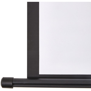 Indoor Portable Black Backed Projector Screen - Black / 174.5cm by Livingandhome