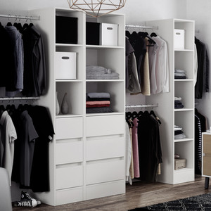 Spacepro 600mm Tower Unit with 3 Drawers - White by Spacepro