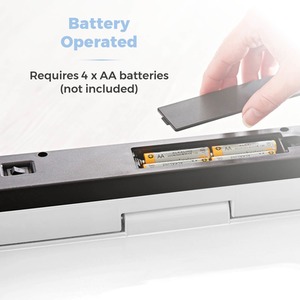 50L Rectangular Sensor Bin - White by Tower