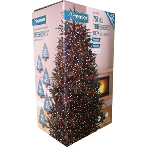 750 LED Premier Vintage Christmas Lights Multi Mains Timer - Amber by Samuel Alexander