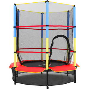 Children's Trampoline with Safety Net and Enclosure by Livingandhome