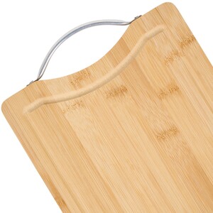 Bamboo Chopping Board Wire handle - Natural / Small