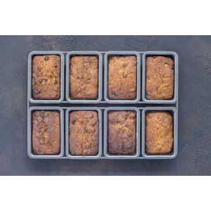 Loaf Tin Eight Hole - Grey by Chicago Metallic