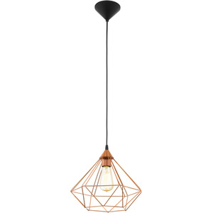 EGLO Tarbes Geometric copper pendant - Orange by EGLO
