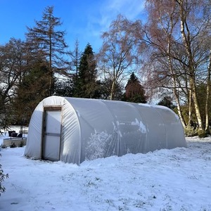 10ft Straight Sided Polytunnel Kit, Heavy Duty Professional Greenhouse by Direct Polytunnels