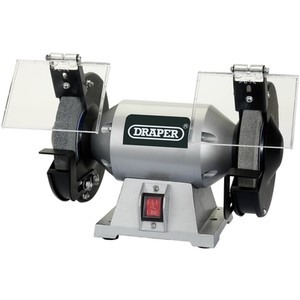 Draper 150MM Bench Grinder (230W) - Silver, Black by Draper
