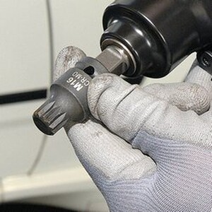 Draper Half Inch Square Drive Impact Spline Bit Set (6 Piece) - Black by Draper