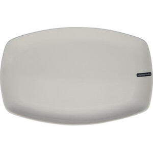 Regency Porcelain Oval Platter - White / 34.6cm