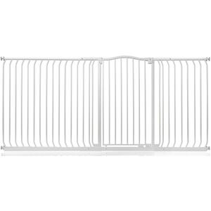 Extra Tall Curved Top Safety Gate - Matt White / 216cm - 225cm by Safetots