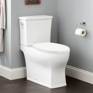 Soft Close O Shape Toilet Seat - White by lifeideas