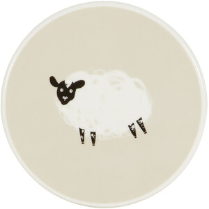 Highland Flock Ceramic Coaster - Taupe or Blue
