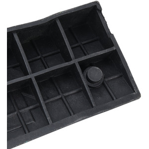 Rubber Non-Slip Car Ramp - Black by Livingandhome