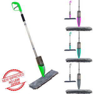 Spray Mop With Microfibre Cloth - Purple by Roseley