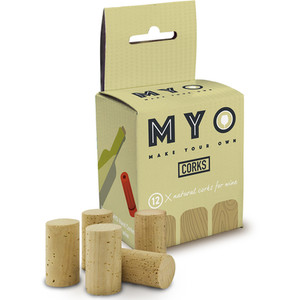 Pack of 12 Wine Bottle Corks by Make Your Own