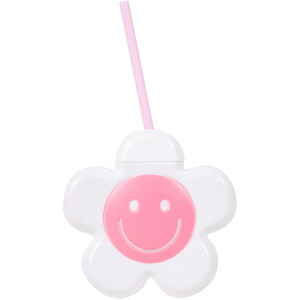 My Flower Shape Bottle - White and Pink