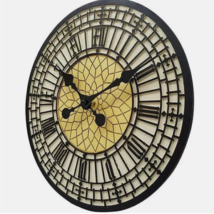 Garden Wall Clock Big Ben - Black & White by Garden Mile
