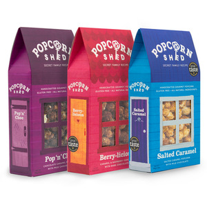 3 Flavour Chocolate Popcorn Bundle - Multicolour by Popcorn Shed