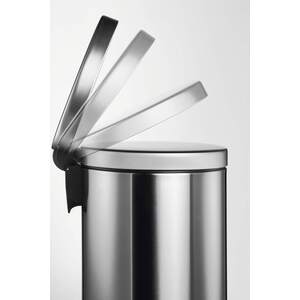 Durable Pedal Bin Round - Silver / 12l by Durable