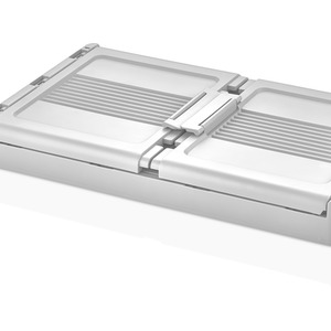 Collapsible Closet Organizers with Foldable Plastic Storage Boxes - White / 1 box without wheels by Woohoo Furniture