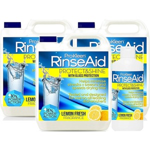 Rinse Aid - Lemon Fresh - Protect and Shine With Added Glass Protection - Blue / 15.5l by Pro-Kleen