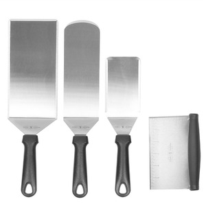 4pc Stainless Steel Spatula Set - Silver by Maison & White