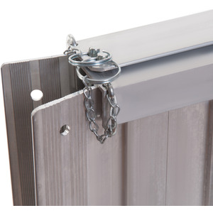 HOMCOM 3ft Aluminium Folding Wheelchair Ramp And Mobility Suitcase - Silver by HOMCOM