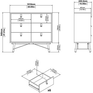 Ry 3 Piece Bedroom Set - Jackson Hickory Oak