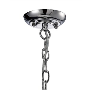 Aubrey Ceiling Pendant Lantern 3 Light Polished Chrome, Glass - Polished Chrome