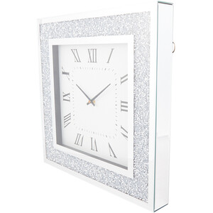 Glamour Crushed Crystal Clock