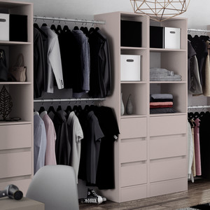 Spacepro 450mm Tower Unit with 3 Drawers - Cashmere by Spacepro
