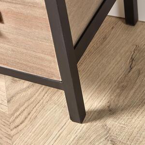 Home Source Derwent 3 Drawer Chest Storage Unit - Natural by Home Source