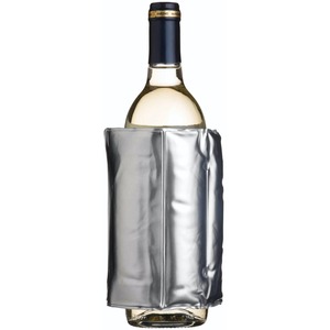BarCraft Wrap Around Silver Wine Cooler, Gift Boxed - Silver by BarCraft