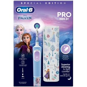 Oral-B Pro Kids Frozen Electric Toothbrush with Travel Case - Blue by Oral-B
