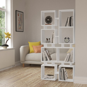 Rail Bookcase Modern Display Unit by Decortie