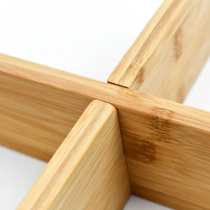 Contemporary Bamboo Round Cake Stand, 30.5cm - Bamboo by Maison Des Cadeaux